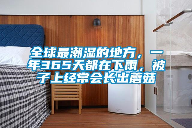 全球最潮濕的地方，一年365天都在下雨，被子上經常會長出蘑菇