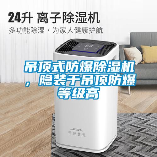 吊頂式防爆除濕機，隱裝于吊頂防爆等級高