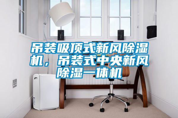 吊裝吸頂式新風除濕機，吊裝式中央新風除濕一體機