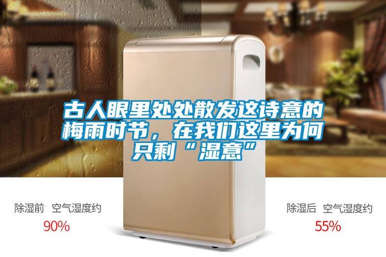 古人眼里處處散發(fā)這詩(shī)意的梅雨時(shí)節(jié)，在我們這里為何只?！皾褚狻?></div>
								<div   id=