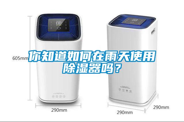 你知道如何在雨天使用除濕器嗎？