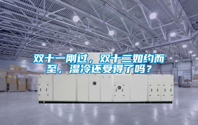 雙十一剛過，雙十二如約而至，濕冷還受得了嗎？