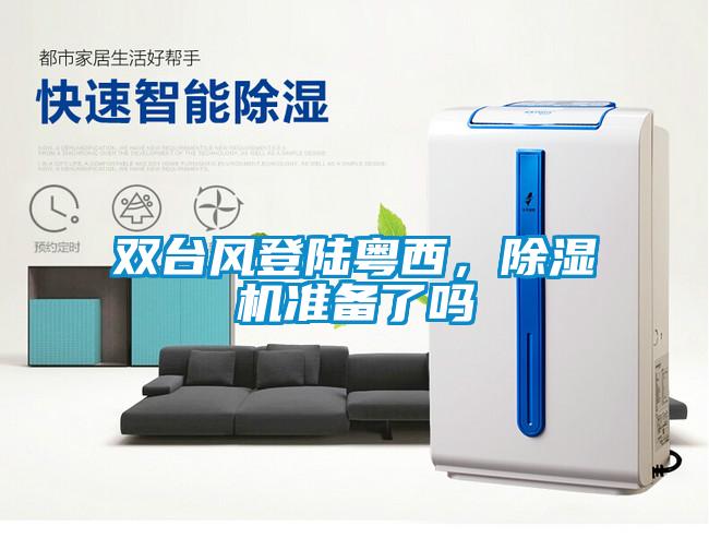 雙臺(tái)風(fēng)登陸粵西，除濕機(jī)準(zhǔn)備了嗎