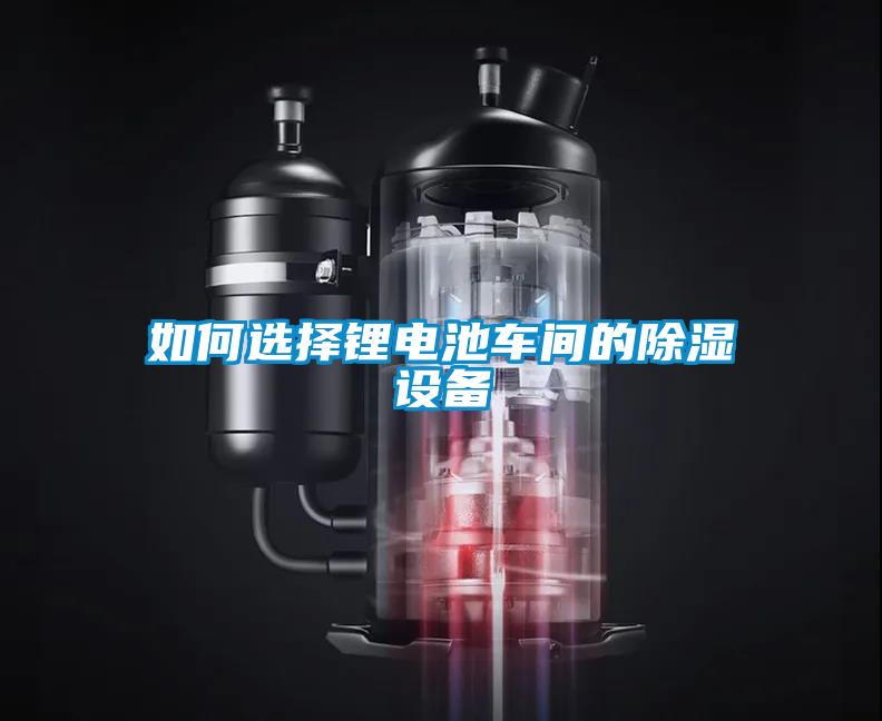 如何選擇鋰電池車(chē)間的除濕設(shè)備