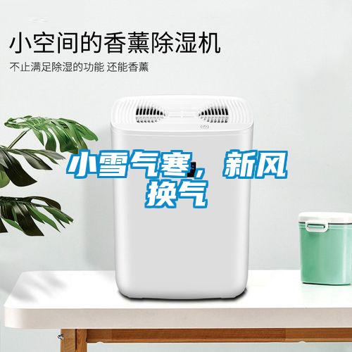小雪氣寒，新風(fēng)換氣