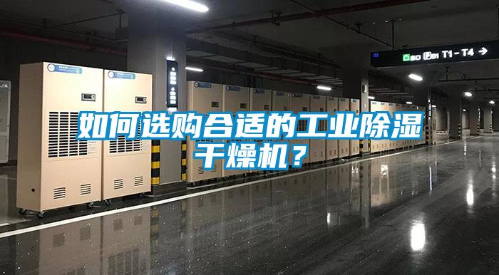 如何選購合適的工業(yè)除濕干燥機？