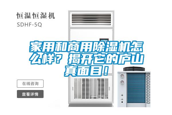 家用和商用除濕機(jī)怎么樣？揭開(kāi)它的廬山真面目！