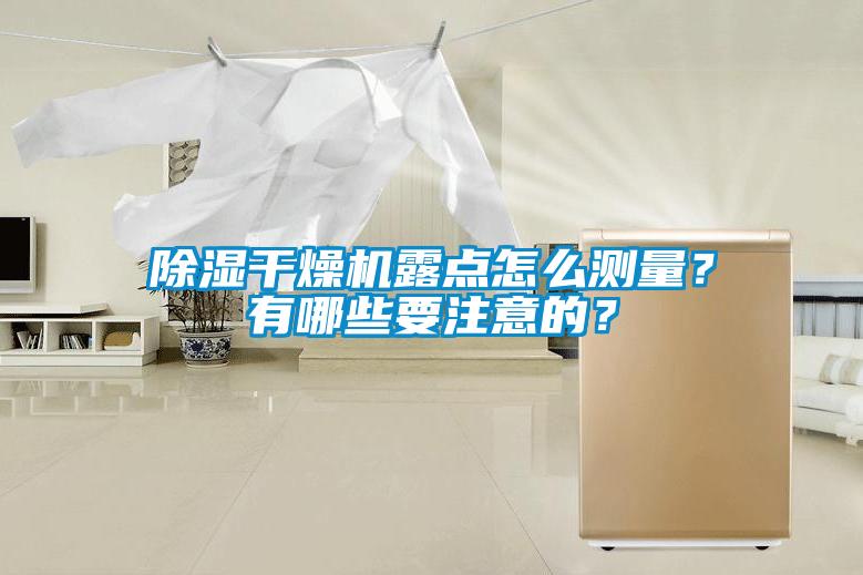 除濕干燥機(jī)露點(diǎn)怎么測(cè)量？有哪些要注意的？