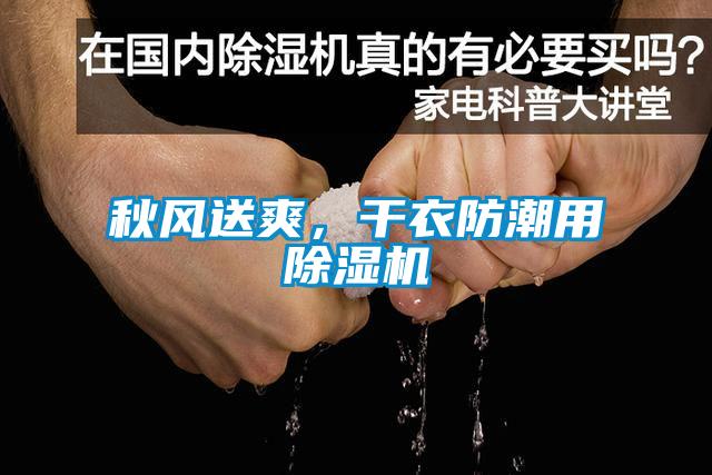 秋風送爽，干衣防潮用除濕機