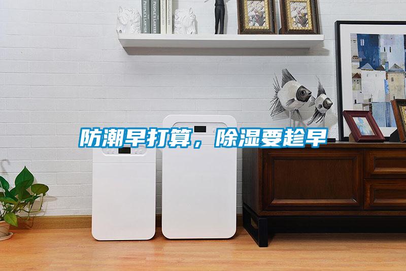 防潮早打算，除濕要趁早