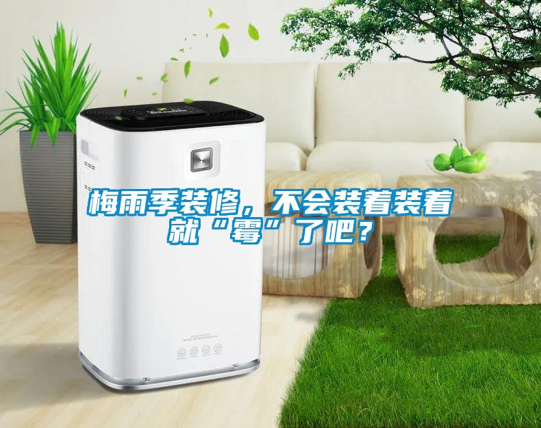 梅雨季裝修，不會(huì)裝著裝著就“霉”了吧？