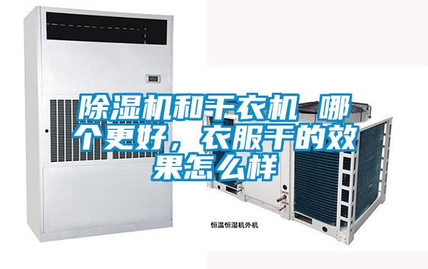 除濕機(jī)和干衣機(jī) 哪個(gè)更好，衣服干的效果怎么樣