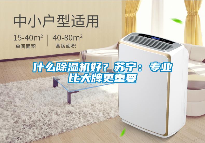 什么除濕機(jī)好？蘇寧：專(zhuān)業(yè)比大牌更重要