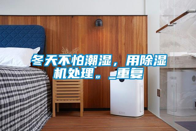 冬天不怕潮濕，用除濕機處理。_重復