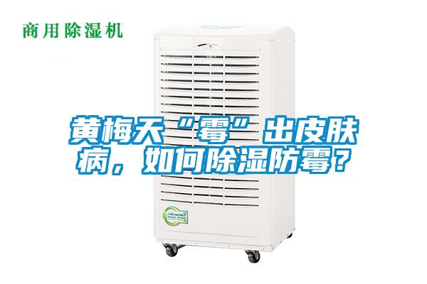 黃梅天“霉”出皮膚病，如何除濕防霉？