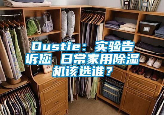 Dustie：實驗告訴您 日常家用除濕機該選誰？