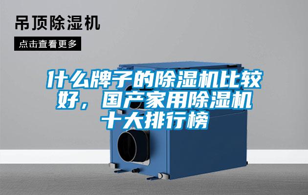 什么牌子的除濕機(jī)比較好，國(guó)產(chǎn)家用除濕機(jī)十大排行榜