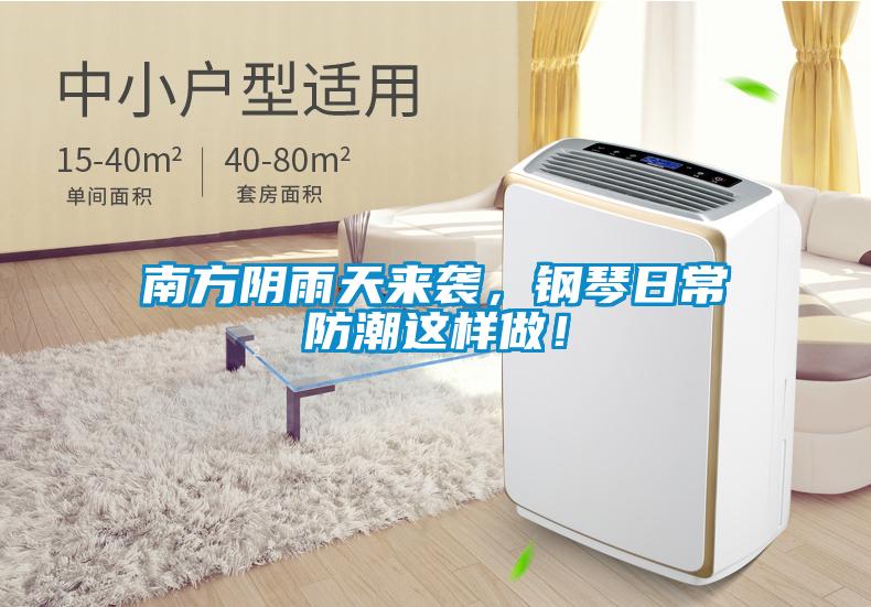 南方陰雨天來襲，鋼琴日常防潮這樣做！