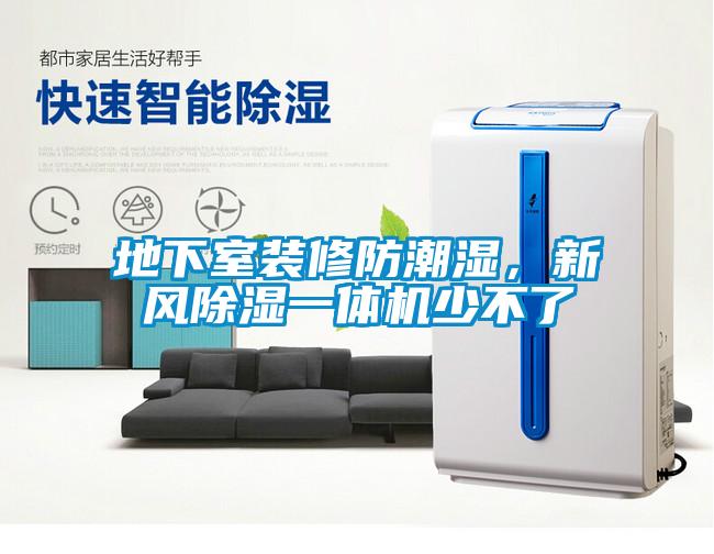 地下室裝修防潮濕，新風除濕一體機少不了