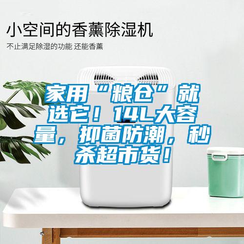 家用“糧倉”就選它！14L大容量，抑菌防潮，秒殺超市貨！
