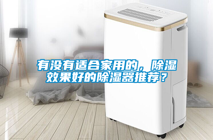 有沒有適合家用的，除濕效果好的除濕器推薦？
