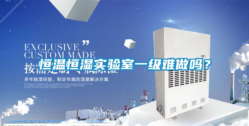 恒溫恒濕實(shí)驗(yàn)室一級(jí)難做嗎？