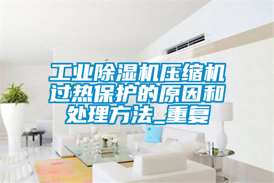 工業(yè)除濕機壓縮機過熱保護(hù)的原因和處理方法_重復(fù)