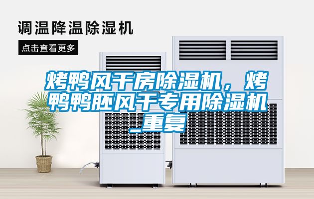 烤鴨風干房除濕機，烤鴨鴨胚風干專用除濕機_重復