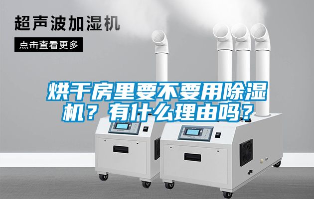 烘干房里要不要用除濕機？有什么理由嗎？