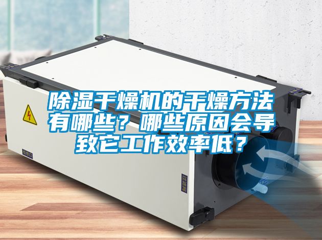 除濕干燥機的干燥方法有哪些？哪些原因會導(dǎo)致它工作效率低？