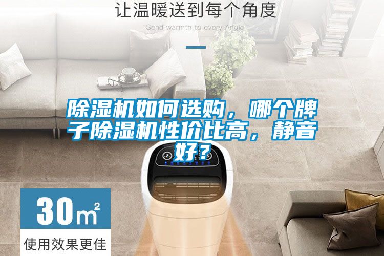 除濕機如何選購，哪個牌子除濕機性價比高，靜音好？