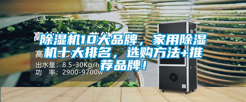 除濕機(jī)10大品牌，家用除濕機(jī)十大排名，選購(gòu)方法+推薦品牌！