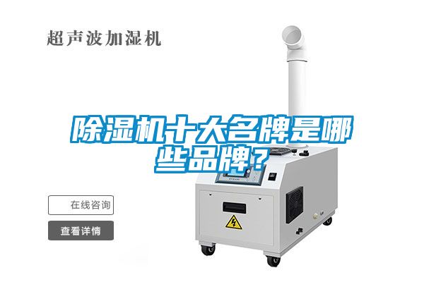 除濕機(jī)十大名牌是哪些品牌？