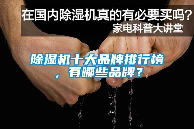 除濕機(jī)十大品牌排行榜，有哪些品牌？