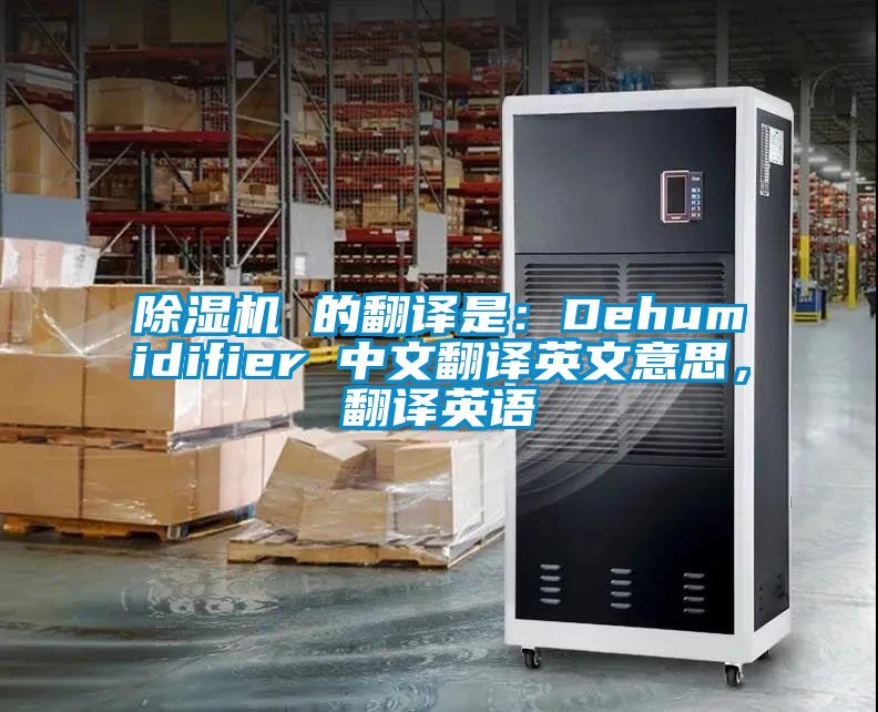 除濕機(jī) 的翻譯是：Dehumidifier 中文翻譯英文意思，翻譯英語