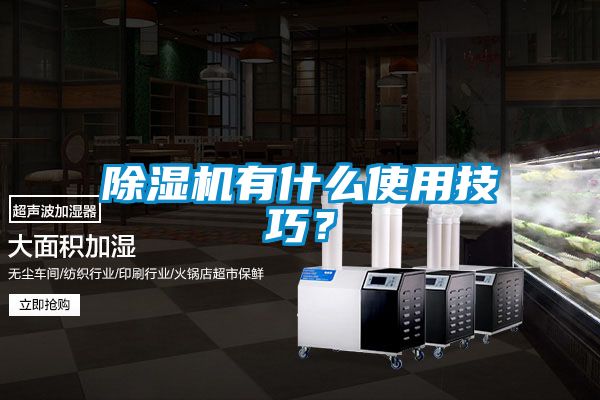 除濕機(jī)有什么使用技巧？