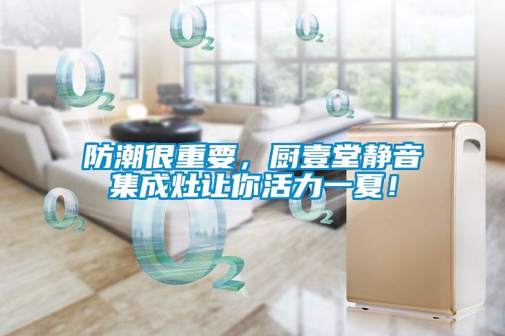 防潮很重要，廚壹堂靜音集成灶讓你活力一夏！