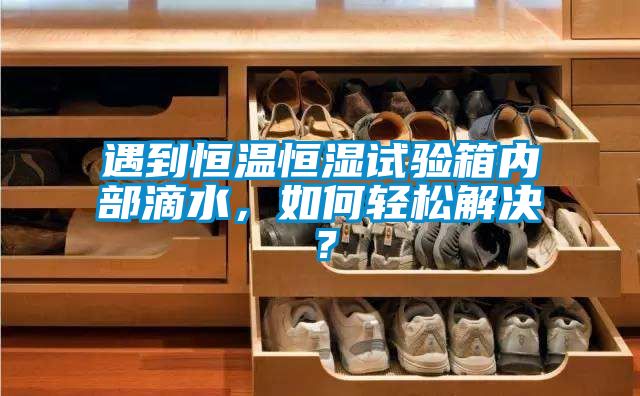 遇到恒溫恒濕試驗箱內(nèi)部滴水，如何輕松解決？