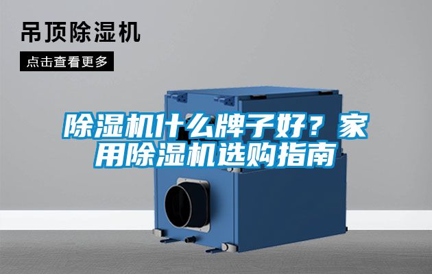 除濕機(jī)什么牌子好？家用除濕機(jī)選購指南